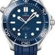 Omega Seamaster Diver 300M Co-Axial Master Chronometer on Rubber Strap thumbnail