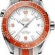 Omega Seamaster Planet Ocean 600M Master Chronometer Orange on NATO Strap thumbnail