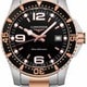 Longines Hydroconquest Steel Red PVD Black Dial thumbnail