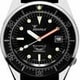 Squale 1521 Classic Black on Rubber Strap thumbnail
