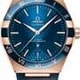 Omega Constellation Co-Axial Master Chronometer Sedna Gold Blue Dial on Strap thumbnail