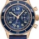 Blancpain Air Command Blue Dial Red Gold 36mm on Strap thumbnail