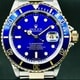 Rolex 16613 Submariner Date Steel and Yellow Gold Blue thumbnail