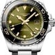 Longines Hydroconquest L3.790.4.06.6 GMT Sunray Green Dial on Bracelet thumbnail