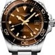 Longines Hydroconquest L3.790.4.66.6 GMT Sunray Brown Dial on Bracelet thumbnail