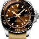 Longines Hydroconquest L3.790.4.66.2 GMT Sunray Brown Dial on NATO Strap thumbnail