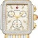Michele Deco Two-Tone 18k Gold Diamond Watch MWW06A000776 thumbnail