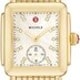 Michele Deco Mid 18K Gold Diamond Dial Watch MWW06V000004 thumbnail
