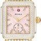 Michele Deco Mid Two-Tone 18K Gold-Plated Diamond Watch MWW06V000129 thumbnail