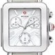 Michele Deco Sport Chronograph Stainless Steel White Leather Watch MWW06K000066 thumbnail