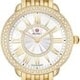 Michele Serein Mid 18k Gold-Plated Diamond Watch MWW21B000161 thumbnail