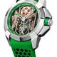 Jacob & Co. Epic X CR7 Heart of CR7 Stainless Steel Green on Strap thumbnail